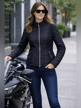Harley-Davidson® Women's Heated BTC 12V Quilted Jacket Liner, Black Small